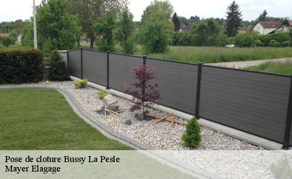 Pose de cloture bussy-la-pesle-58420 Mayer Elagage