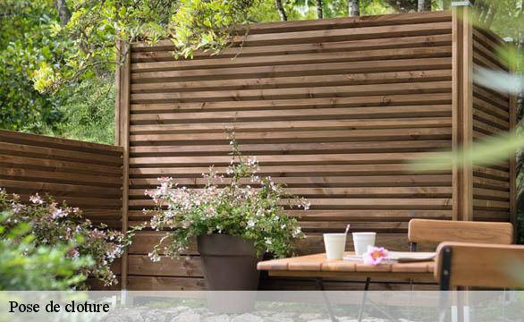 Pose de cloture  58220